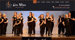 Desktop Screenshot of livewireschoolofdance.co.uk
